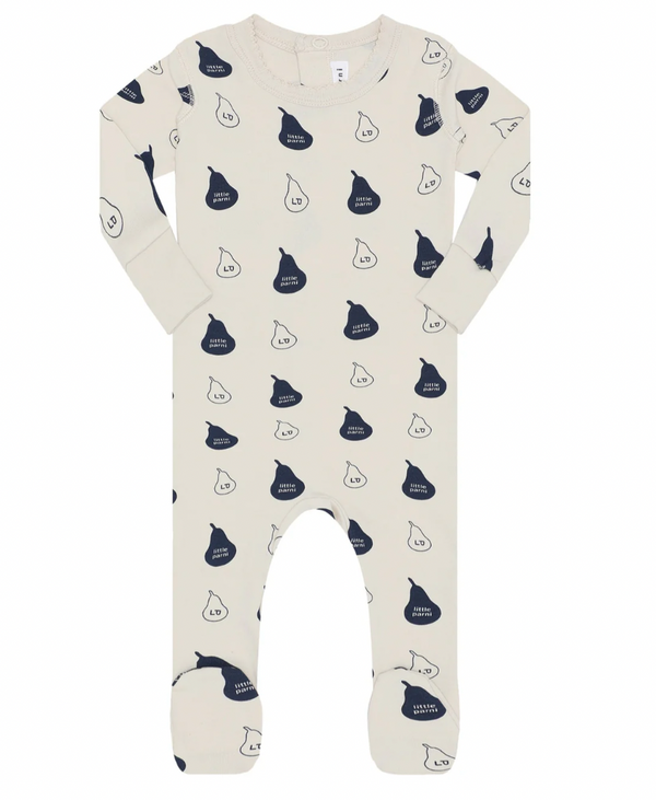 Navy LP Signature Footie