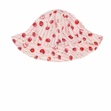 Pink Baby Striped Cherry Bucket Hat