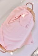 Pink Knit Baby Blanket