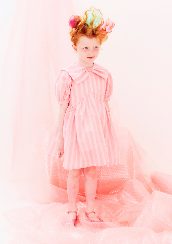 Pink Bow Xilomena Dress