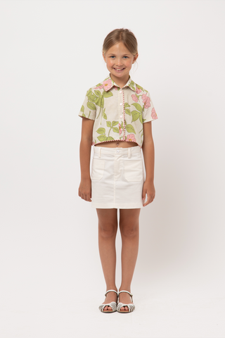 Pink Floral Trina Top