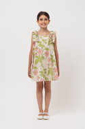 Pink Floral Robinia Dress