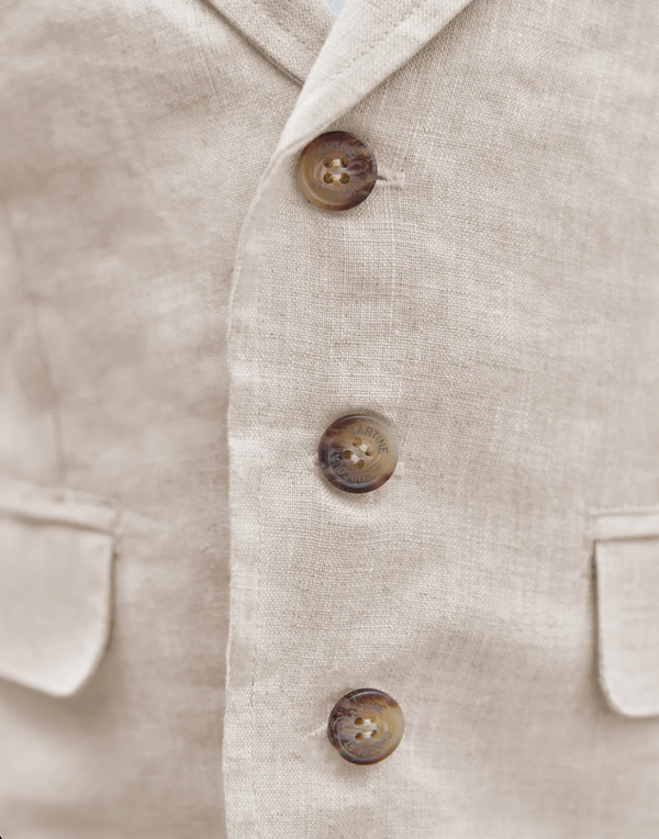 Sable Big Boys Linen Blazer