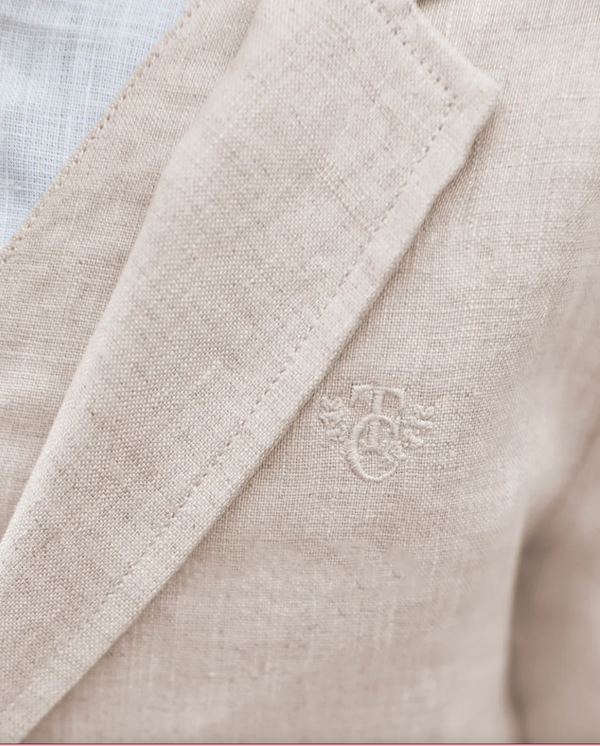Sable Big Boys Linen Blazer