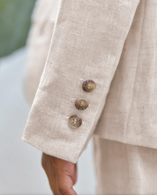Sable Big Boys Linen Blazer