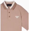 Taupe Classic Eagle Patch Polo
