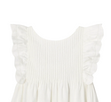 Ivory Petronille Ruffle Sleeve Dress