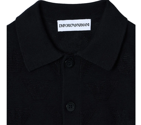 Navy Baby Eagle Knit Cardigan