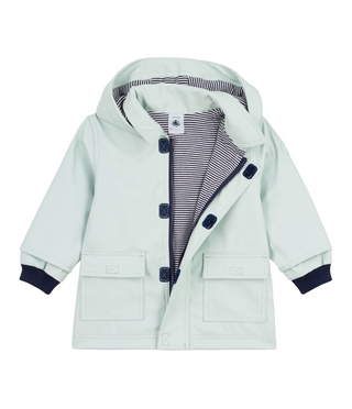 Mint Baby Hooded Raincoat