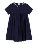 Navy Sailor Collar Dress