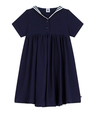 Navy Sailor Collar Dress