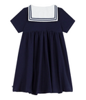Navy Sailor Collar Dress