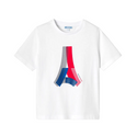 White Edifice Eiffel Tower Tee
