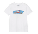White Race Car Tee