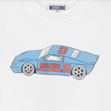 White Race Car Tee