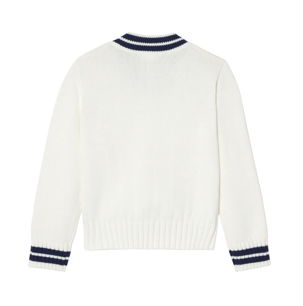 White Guenievre Cableknit Sweater