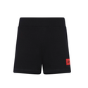 Black with Red LP Patch Short