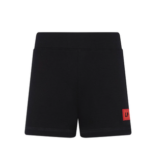 Black with Red LP Patch Short