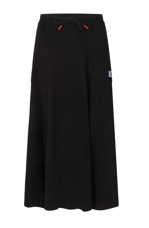 Black Varsity Teen Skirt