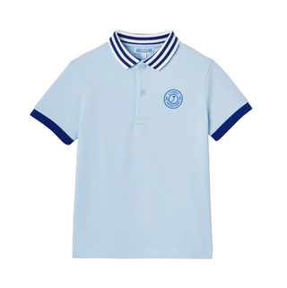 Light Blue Ecusson Polo