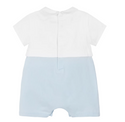 Blue Baby Collar Romper
