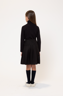 Black Pepita Skirt