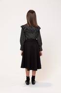 Black and White Polka Dot Tania Blouse