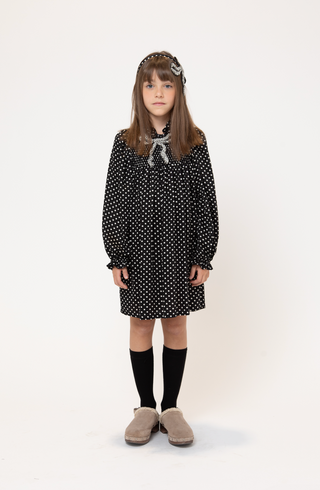 Black and White Polka Dot Girella Dress