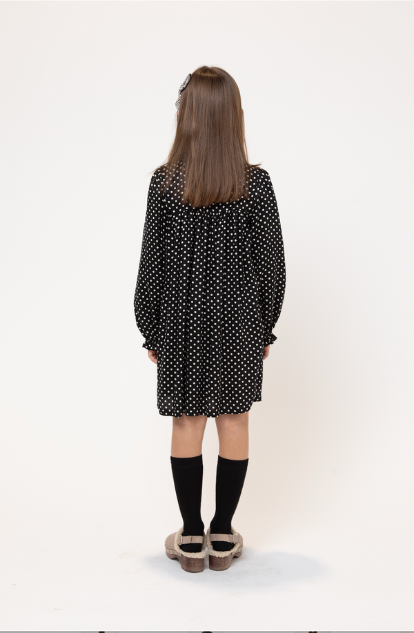 Black and White Polka Dot Girella Dress