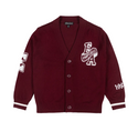 Maroon Varsity Logo Cardigan