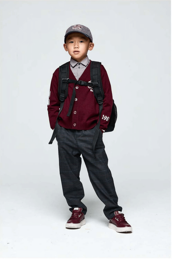 Grey Glen Plaid Trousers