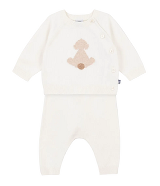 Baby Cream Knit Ensemble