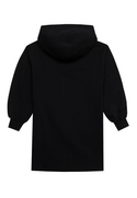 Black Logo Sweatshirt Dress