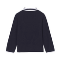 Navy Serein Long Sleeve Polo