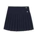 Navy Prudence Pleated Skirt