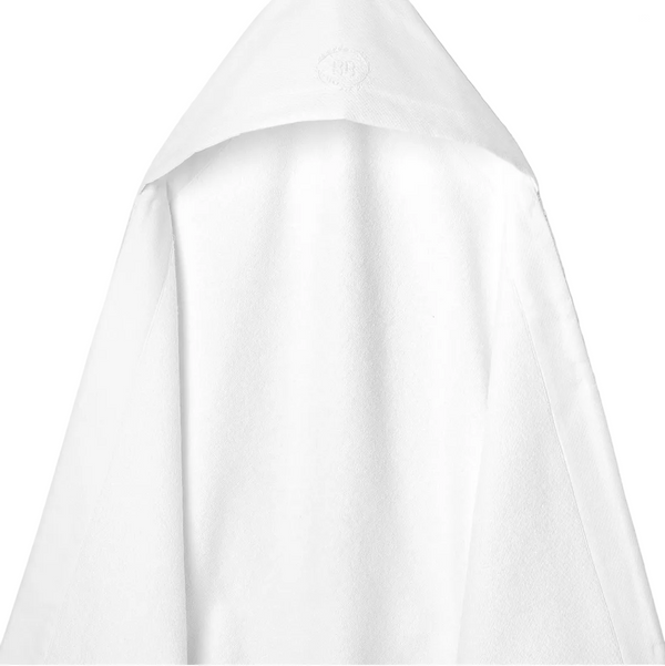 White Hooded Bath Towel Set