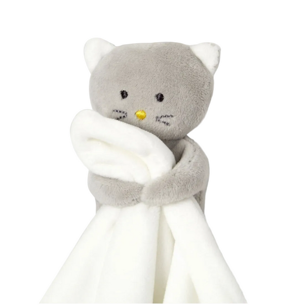 White and Beige Cat Dou Dou Toy