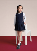 Navy Deauville Mary Jane Oxford