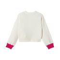 White Vibrato Doggy Sweater