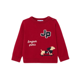 Red Karline Dog Sweater