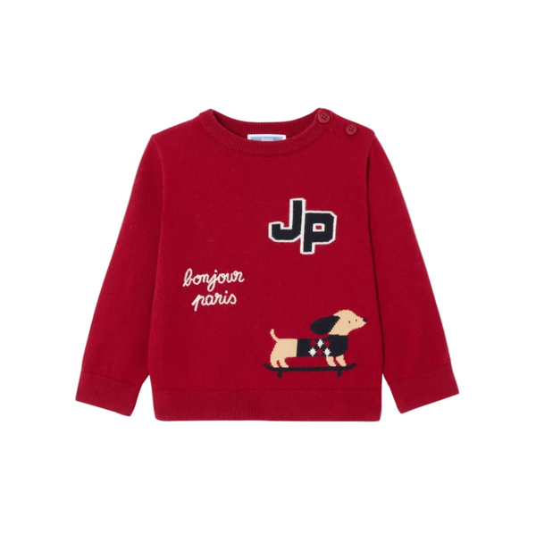 Red Karline Dog Sweater