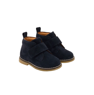 Navy Copain Suede Ankle Boot