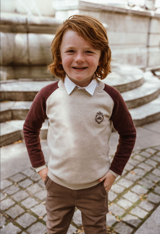 Burgundy Raglan Sweater