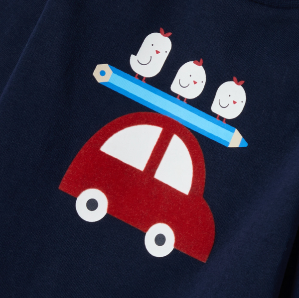 Blue Juin Car Tee