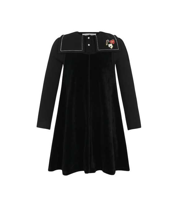 Black Velour Dress
