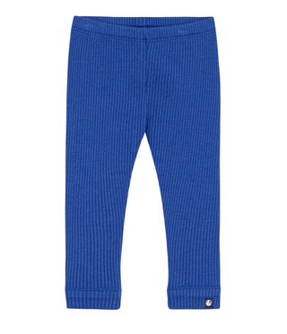 Royal Blue Ribbed Leggings