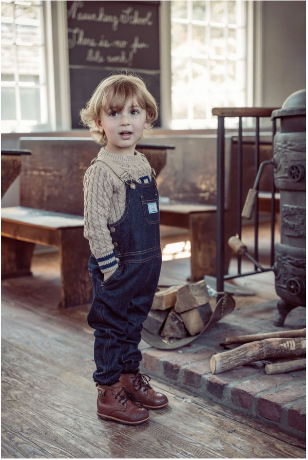 Blue Denim Adjustable Strap Overalls