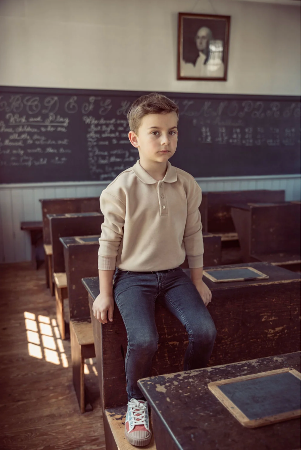 Tan Polo Sweatshirt
