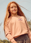 Pink Hello Crewneck