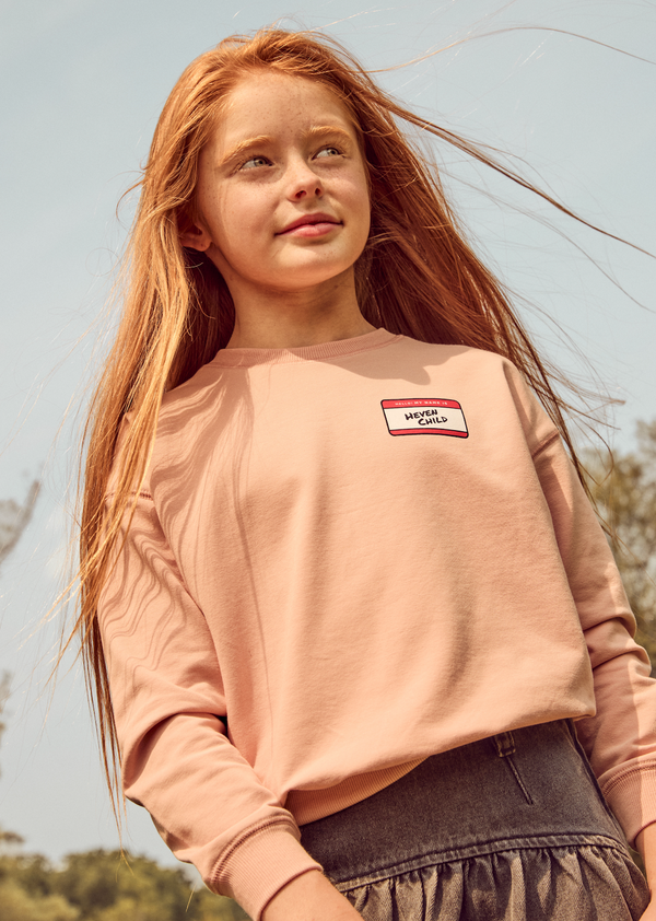 Pink Hello Crewneck